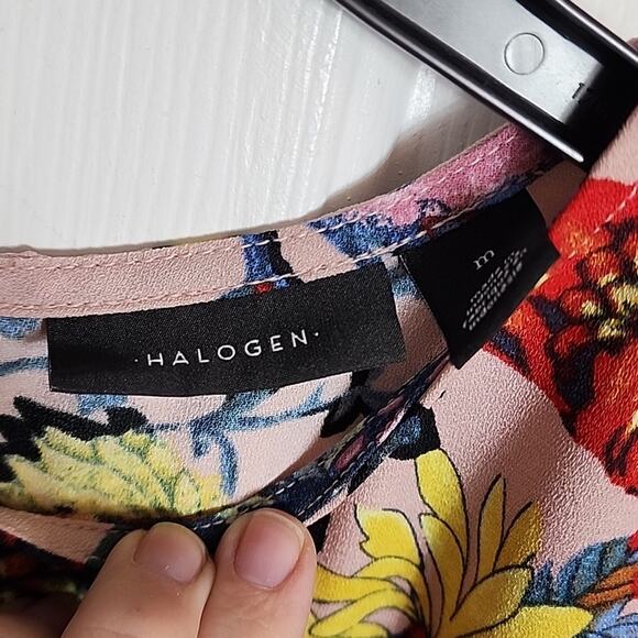 Halogen Boxy Floral Top, Medium - Picture 4 of 7